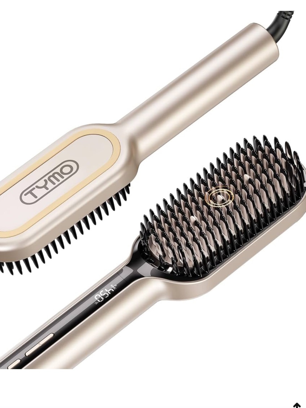 TYMO Hair Straightener Brush - Ionic Plus Straightening Brush, NWT Open BOX